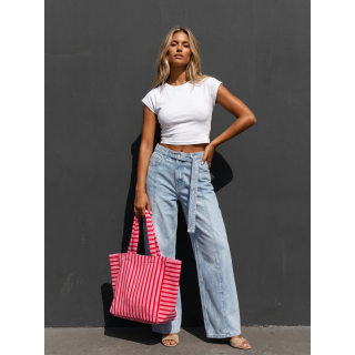 Sac de plage Marya - Rose