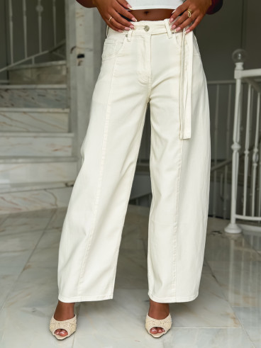 Jeans Maréva - Crème