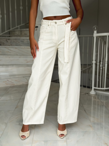 Jeans Maréva - Crème