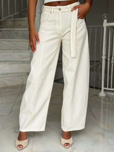 Jeans Maréva - Crème