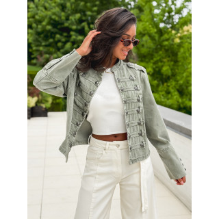 Veste en jeans Rhéa - Kaki