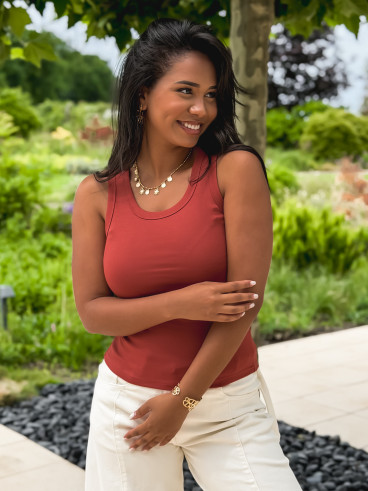 Débardeur Alexia - Terracotta