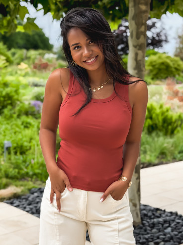 Débardeur Alexia - Terracotta