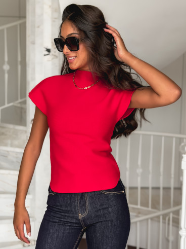 Blouse Léria - Rouge