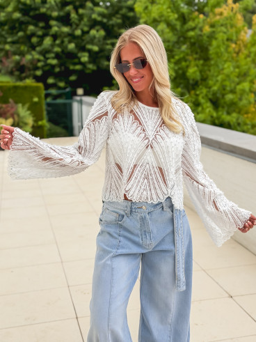 Blouse Noaline - Blanc