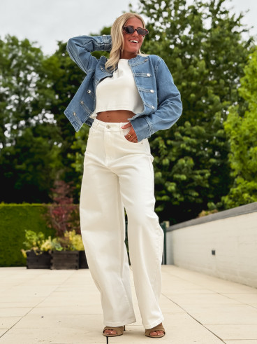 Jeans Maëlisa - Blanc