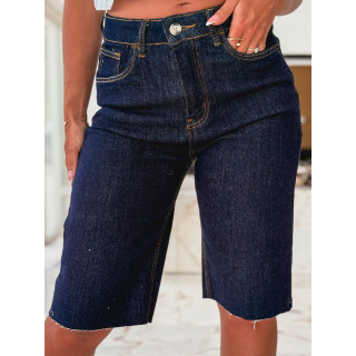 Bermuda en jeans Norélia - Bleu foncé
