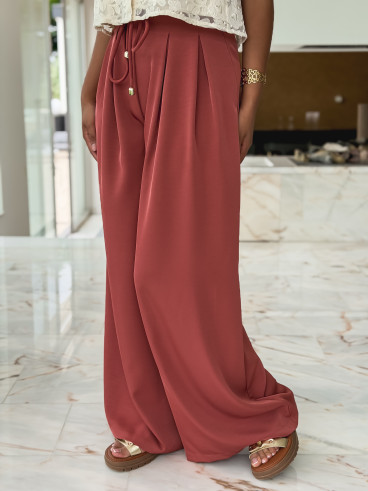 Pantalon Léonore - Terracotta