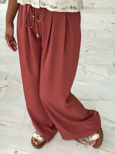 Pantalon Léonore - Terracotta Pantalon Léonore - Terracotta