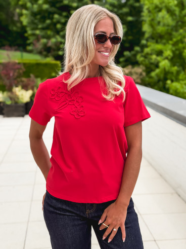 T-shirt Justa - Rouge