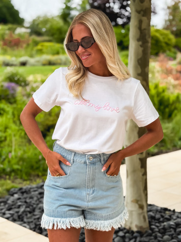 Short en jeans Petula - Bleu Short en jeans Petula - Bleu