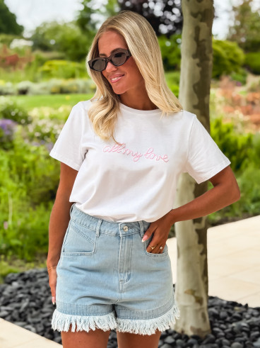Short en jeans Petula - Bleu Short en jeans Petula - Bleu