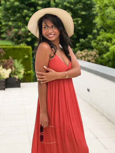 Robe longue Cléo - Terracotta Robe longue Cléo - Terracotta
