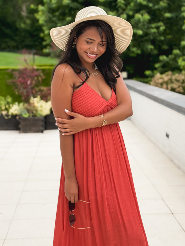 Robe longue Cléo - Terracotta Robe longue Cléo - Terracotta