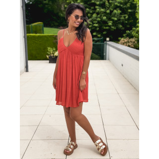 Robe courtes Cléo - Terracotta