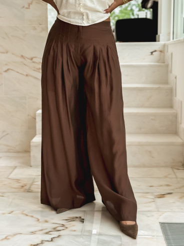 Pantalon Zorélya - Chocolat