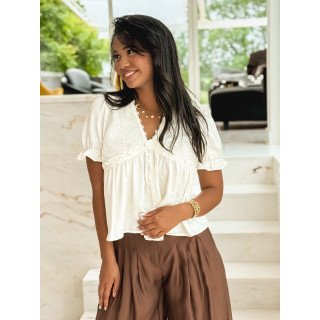 Blouse Ozélie - Ecru
