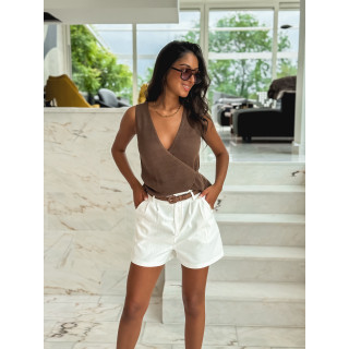 Blouse Losiana - Chocolat