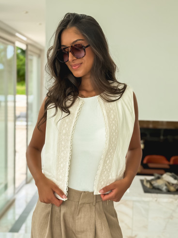 Gilet Maniola - Crème Gilet Maniola - Crème