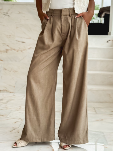 Pantalon Lucilia - Taupe