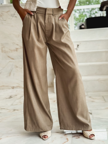 Pantalon Lucilia - Taupe