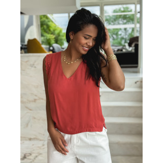 Blouse Evora - Terracotta