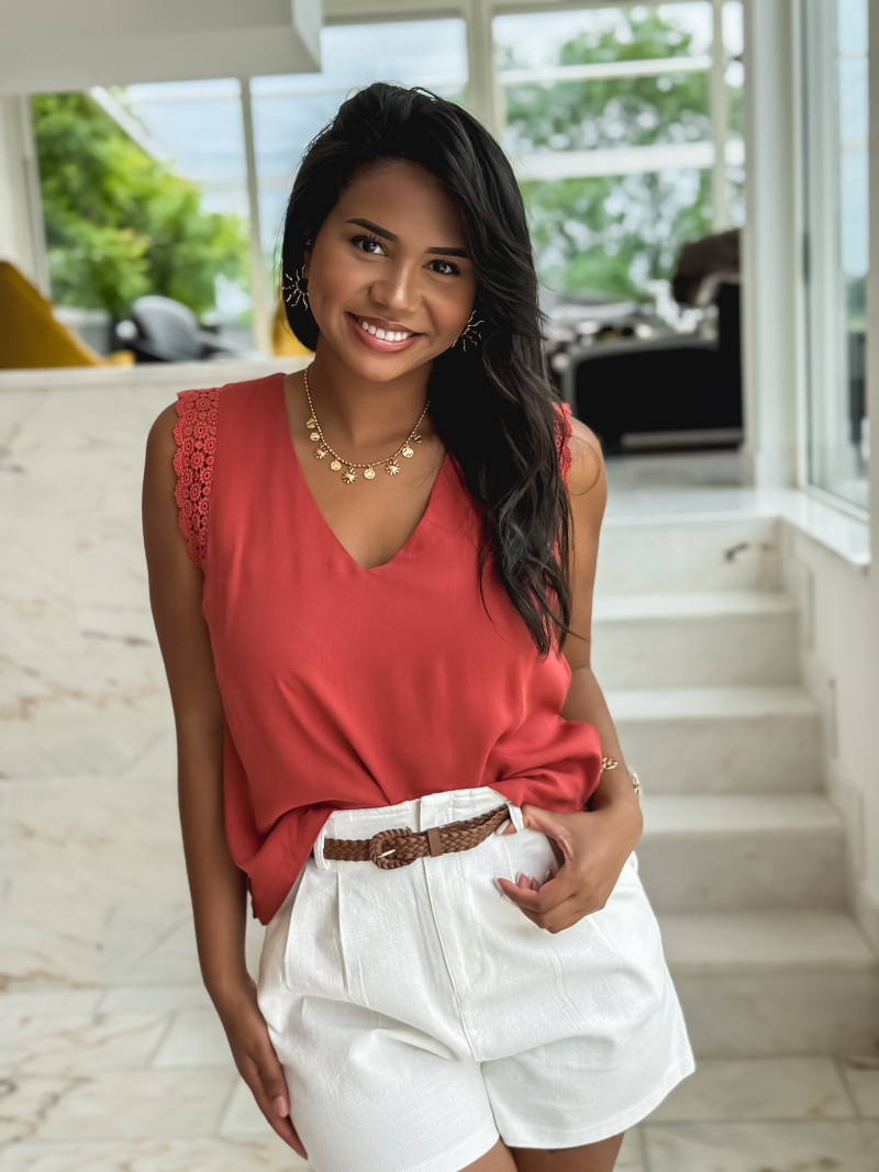 Blouse Evora - Terracotta Blouse Evora - Terracotta