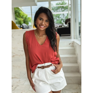 Blouse Evora - Terracotta