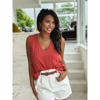 Blouse Evora - Terracotta
