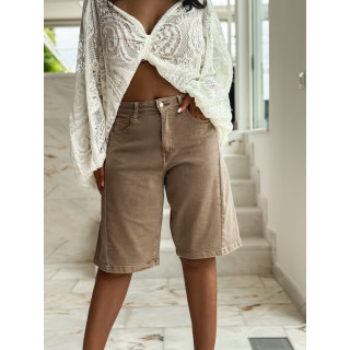 Bermuda en jeans Morélia - Beige foncé