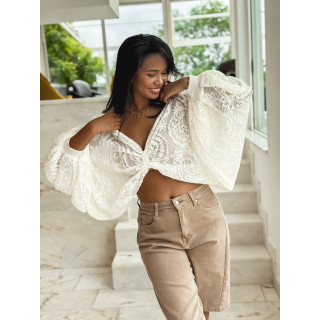 Blouse Taélia - Ecru