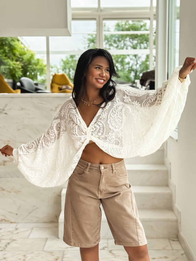 Blouse Taélia - Ecru Blouse Taélia - Ecru