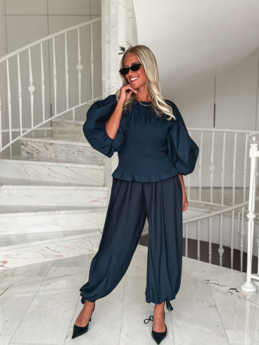 Blouse Abigaëlle - Bleu marine