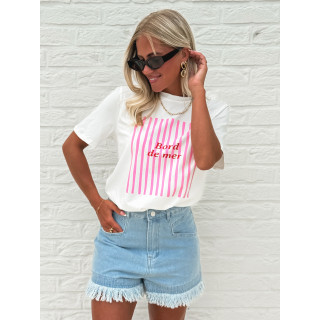 Short en jeans Petula - Bleu