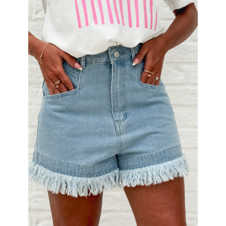 Short en jeans Petula - Bleu