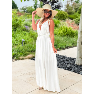 Robe longue Méliora - Ecru