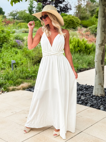 Robe longue Méliora - Ecru