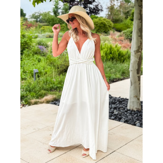 Robe longue Méliora - Ecru