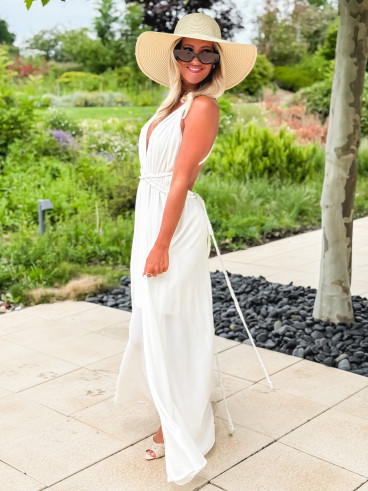 Robe longue Méliora - Ecru