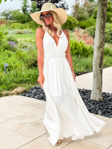 Robe longue Méliora - Ecru