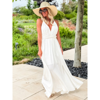 Robe longue Méliora - Ecru