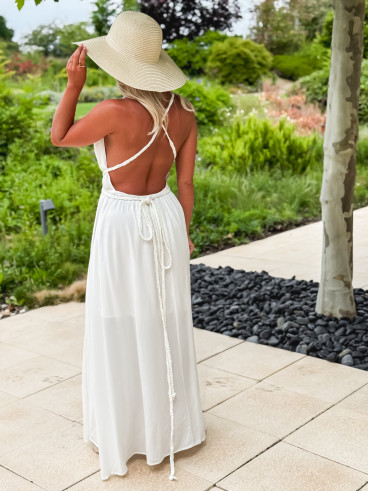 Robe longue Méliora - Ecru