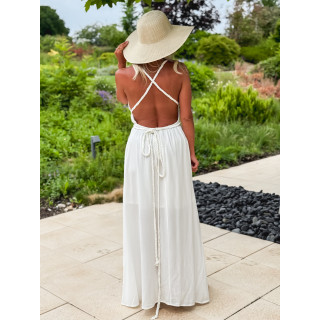 Robe longue Méliora - Ecru