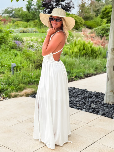 Robe longue Méliora - Ecru