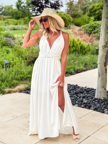 Robe longue Méliora - Ecru