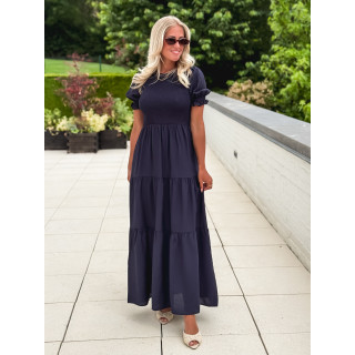 Robe longue Ismène - Bleu marine