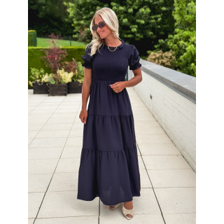 Robe longue Ismène - Bleu marine