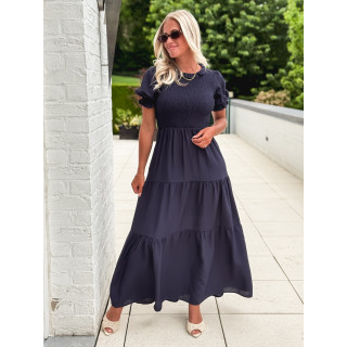 Robe longue Ismène - Bleu marine