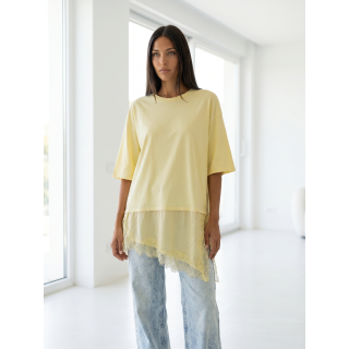 T-shirt long Gala - Jaune