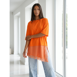 T-shirt long Gala - Orange